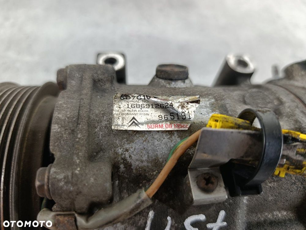 POMPA, SPRĘŻARKA KLIMATYZACJI CITROEN C4 GRAND PICASSO I SD7C16 SANDEN 1.8 - 8