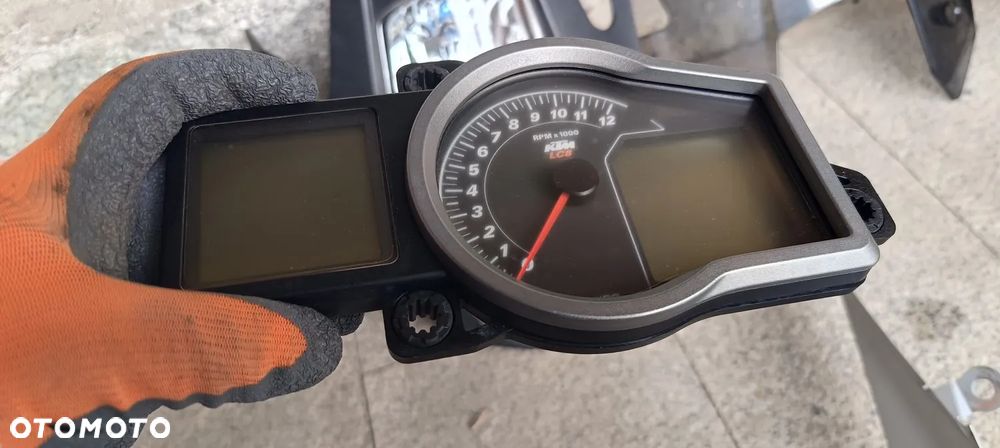 KTM Super Duke 1190 1290 LAMPA PRZÓD Reflektor czasza owiewka Licznik Zegary wypełnienie kierownica przełącznik - 3