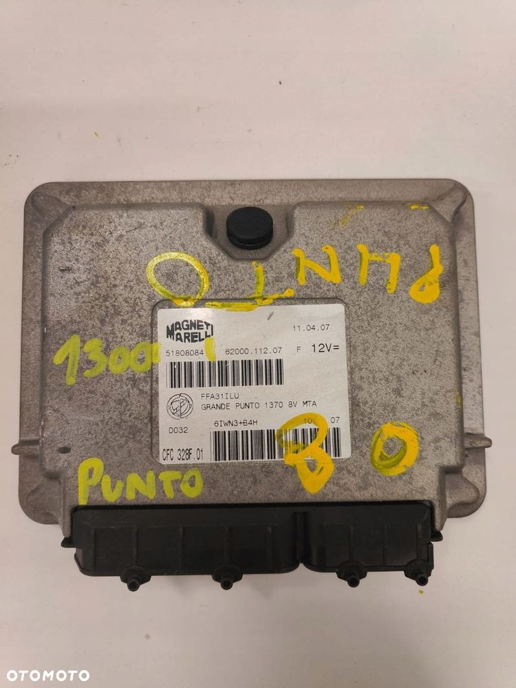 Fiat punto 51808084 KOMPUTER STEROWNIK SILNIKA - 1
