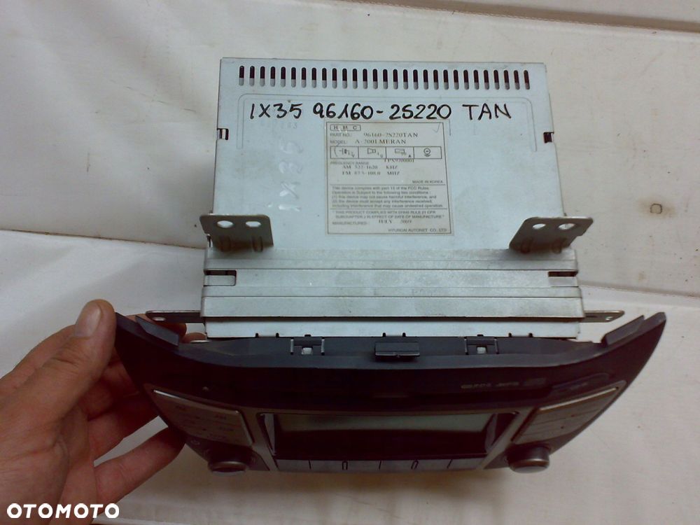 hyundai ix35 - orginalne radio monitor jak nowy 96160-2s220tan - 2