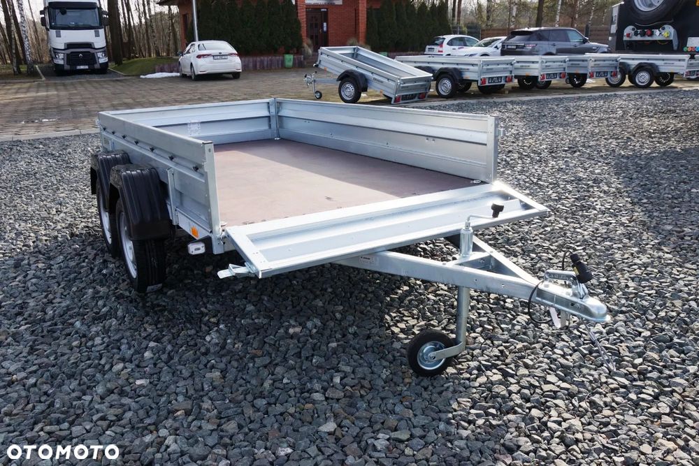 Zaslaw 2 osie, przyczepa towarowa MOCNA I SOLDNA DMC 750 KG - 13