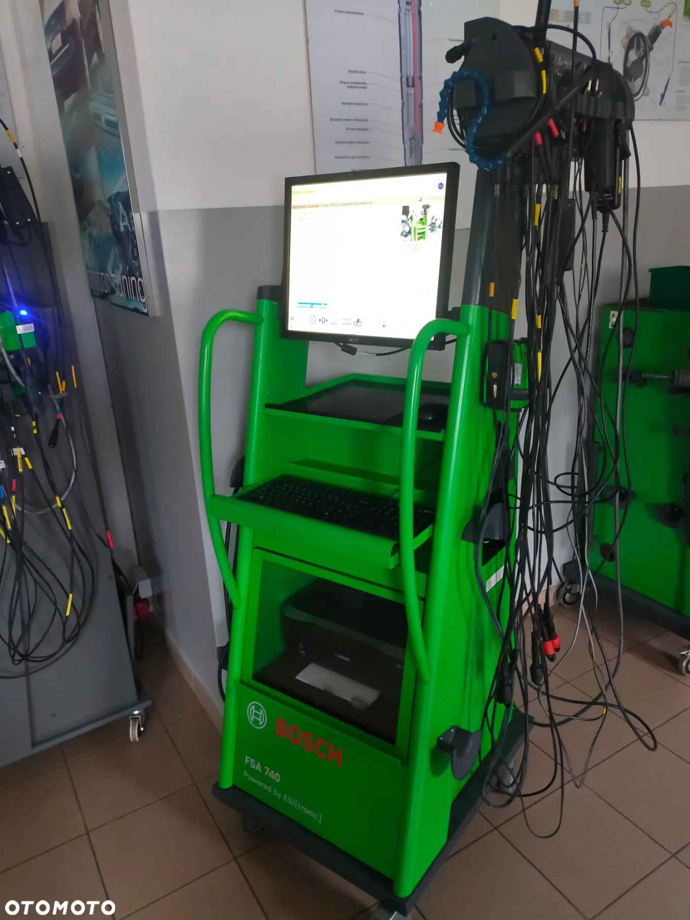 Fsa 760 tester Bosch z Esi Mistrz i Kts 560 zestaw - 5