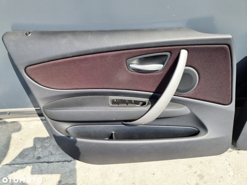 Boczki Drzwi Komplet Przód Tył BMW 1 E81 E87 Lift - 15