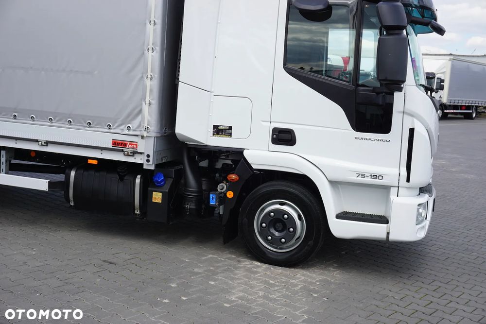 Iveco EUROCARGO / 75 - 190 / ACC / E 6 / BURTO-PLANDEKA / 16 PALET - 18