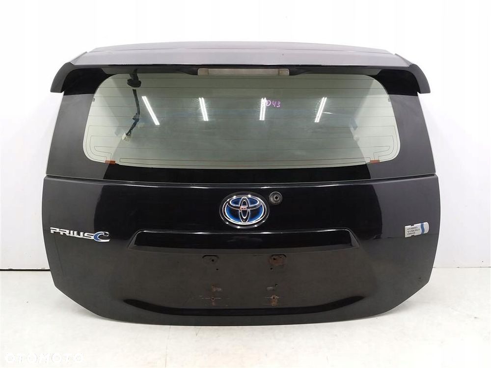 Klapa BAGAŻNIKA tył tylna Toyota Prius C AQUA 2011-2020 CZARNA - 1