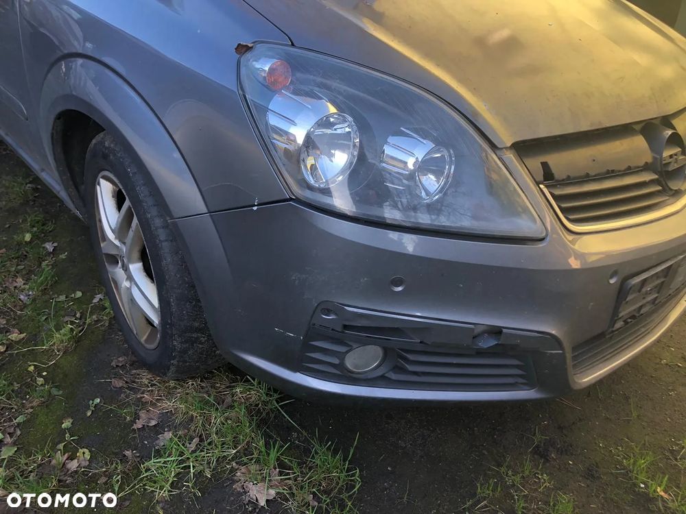 OPEL ZAFIRA B ZDERZAK PRZEDNI SREBRNY    PDC  GRILL  Z155 - 2