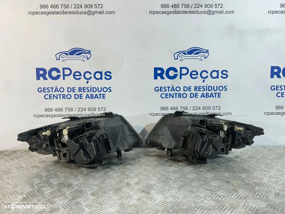 .Farois Oticas Frente Frontal Esquerda Direita Original Halogenio Valeo BMW Serie 3 E90 Carro Sedan E91 Touring Carrinha 2007 - 2013 - 4