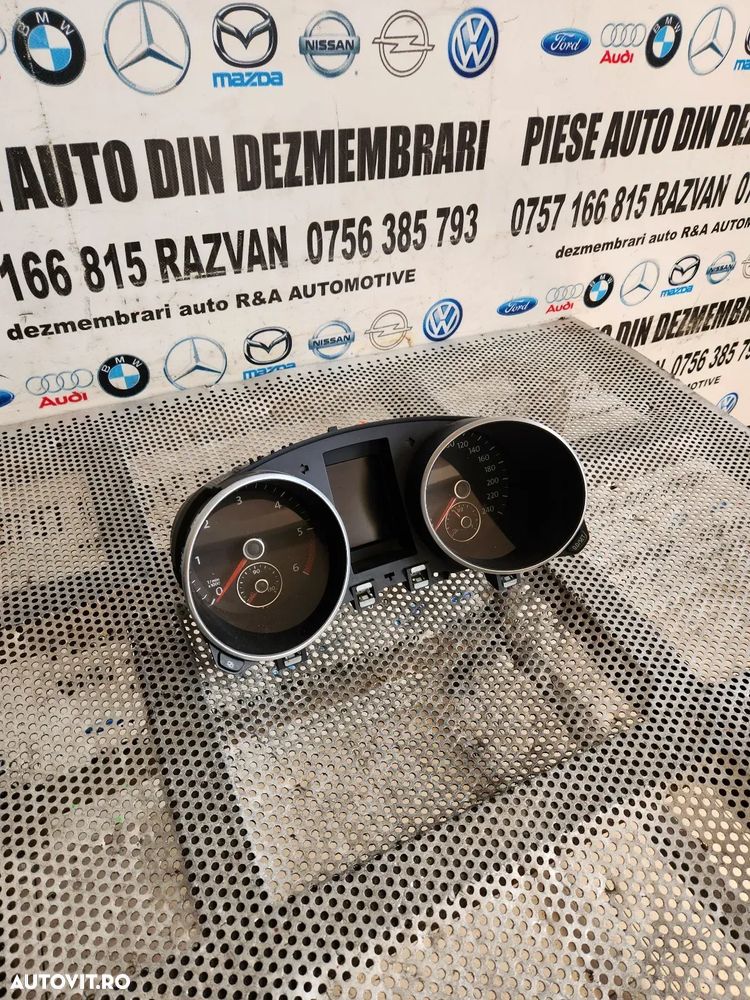 Ceasuri Bord Vw Golf 6 VI Diesel Automat Volan Stanga Europa Cod 5KJ - 4