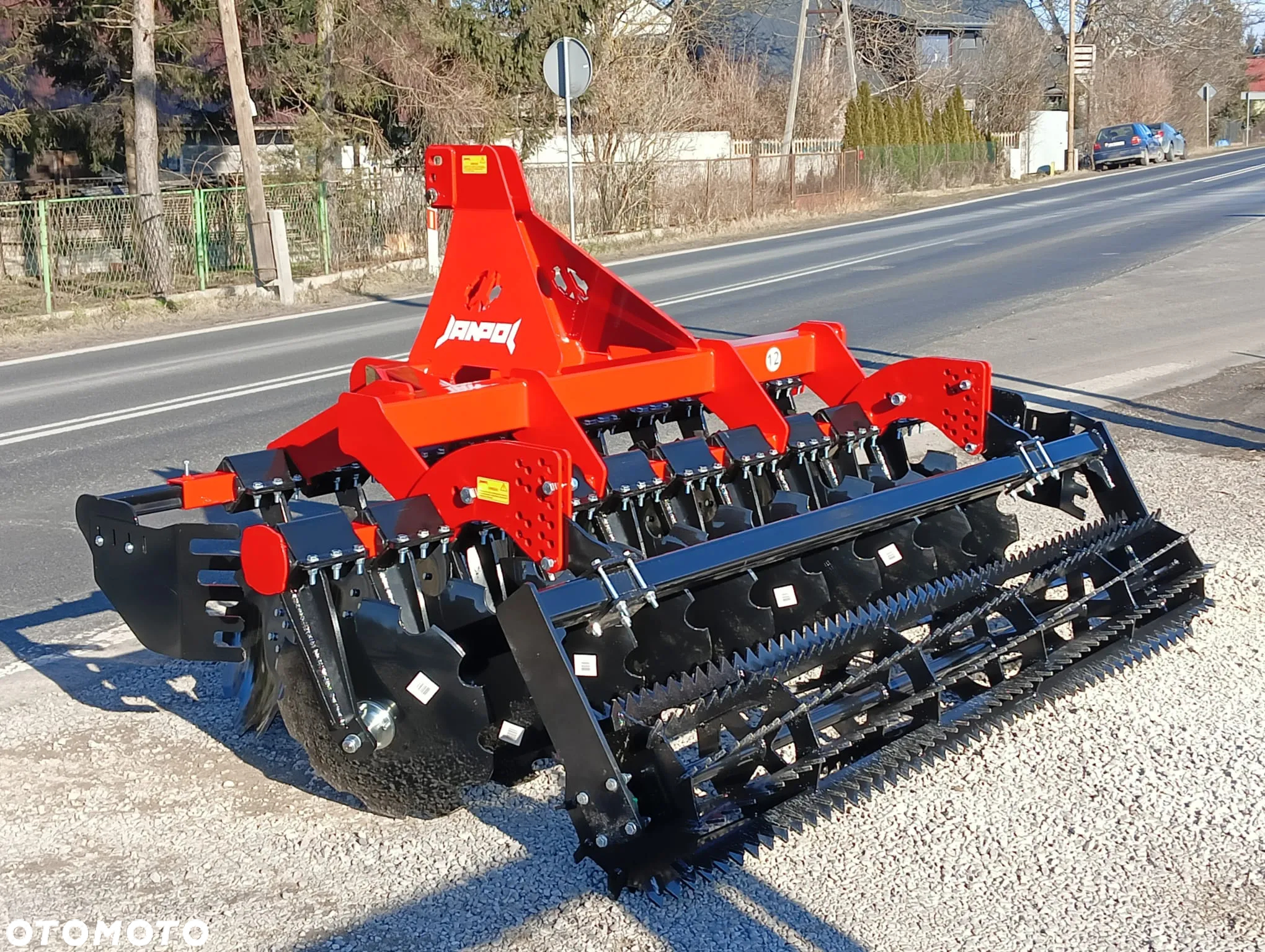 Brona talerzowa 1,6-3m TALERZÓWKA bez hydropaku/talerz 560/packer/daszek JANPOL od ręki TRANSPORT - 5