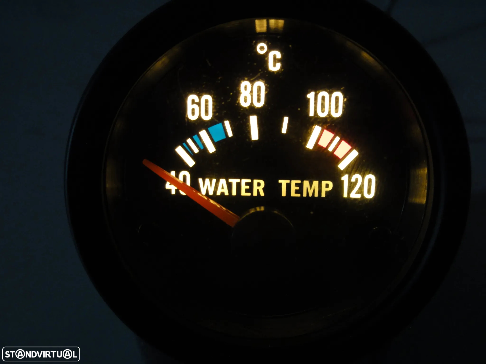 Manómetro fundo preto estilo VDO / Od school disponível em Amperímetro, pressão do turbo, pressão do oleo, temperatura do oleo, temperatura da água, voltagem, vacuo - 38