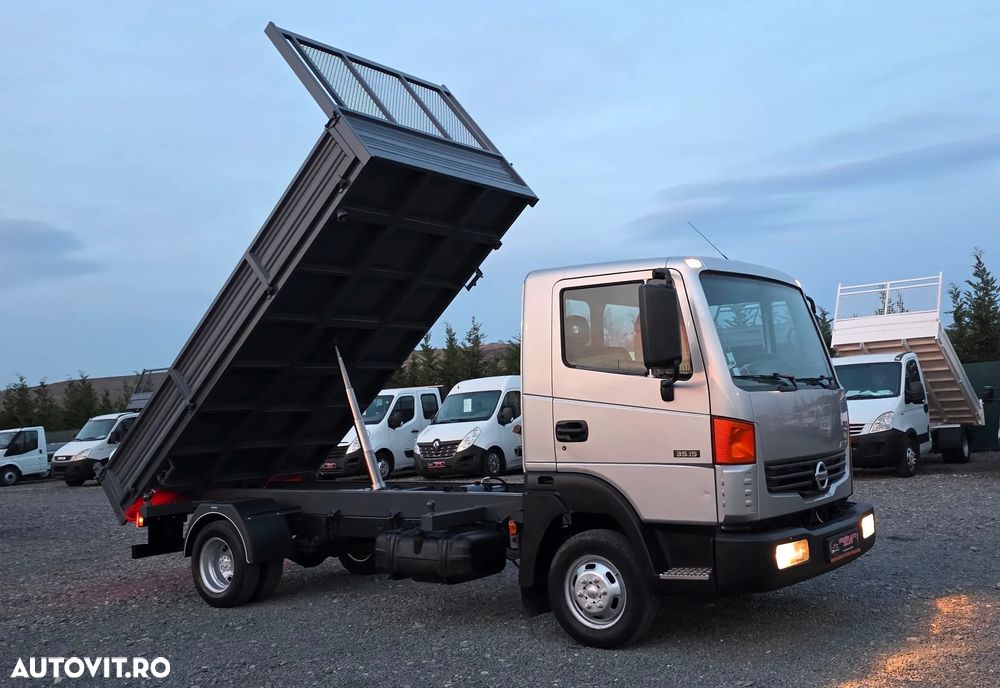 Nissan ATLEON 35TK35, 3.0 TDI, 150cp, 180.254 km, basculabil 3 parti , 4.2m,  3.5 t, cat. B, 11/2007 (serie 2008), factura, seap, finantare PJ, rate PF - 2