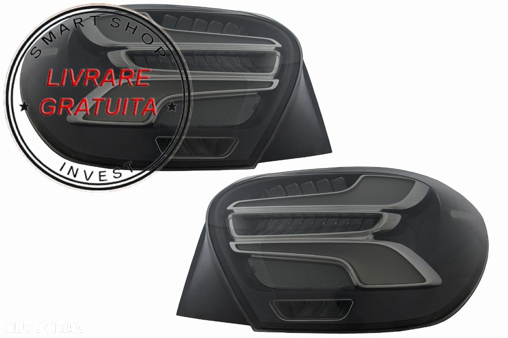 Stopuri LED Mercedes A-Class W176 (2013-08.2015) Facelift Design Fumurii cu Semnal- livrare gratuita - 2