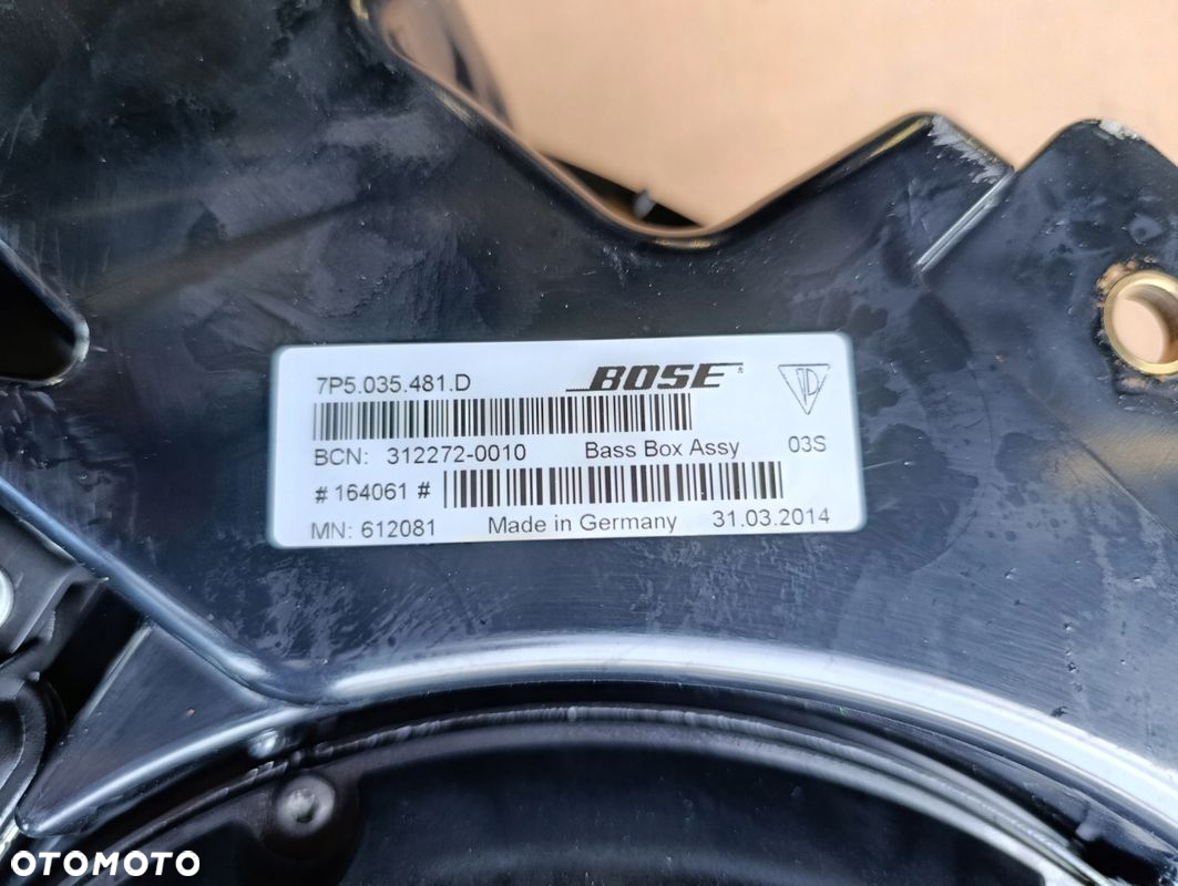 PORSCHE CAYENNE II 2 7P SUBWOOFER GŁOŚNIK 7P5035481D - 3