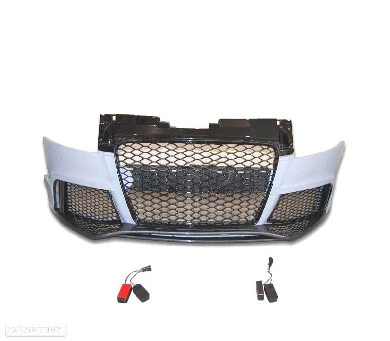 PARA-CHOQUES FRONTAL AUDI TT 8J + SPOILER 06-14 LOOK RS CARBONO - 1