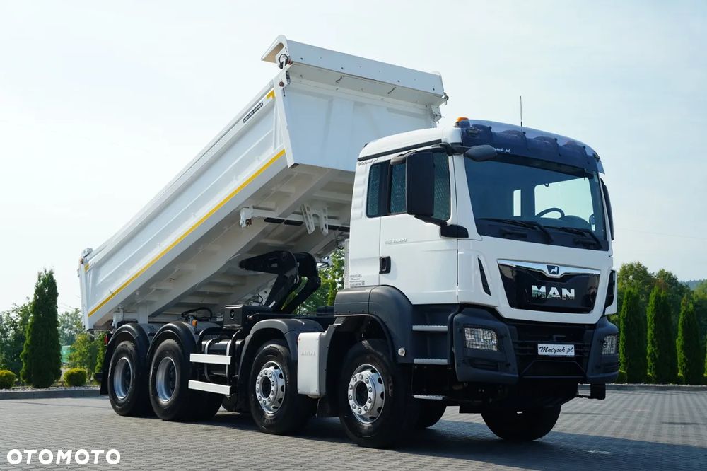 MAN TGS 35.420 / 8X4 / WYWROTKA 2 STR. / MEILLER KIPPER / HYDROBURTA / AUTOMAT / EURO 6 - 7