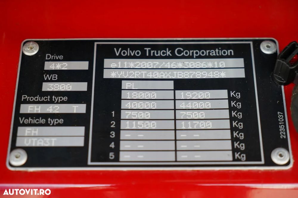 Volvo FH 500 / SISTEM HIDRAULIC / I-SHIFT / JANTE DIN ALIAJ / EURO 6 - 38