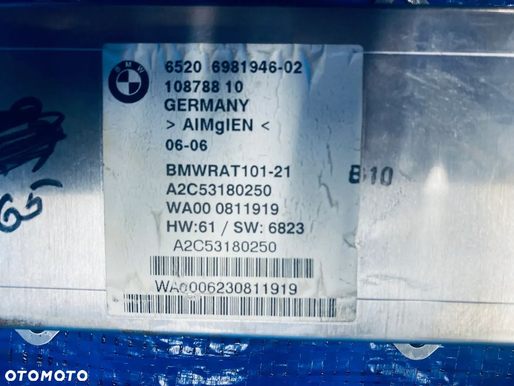 WZMACNIACZ ANTENY ANTENOWY BMW E65 E66 LIFT LCI ; 6933667 6981946 6904620 ORYGINAŁ - 4