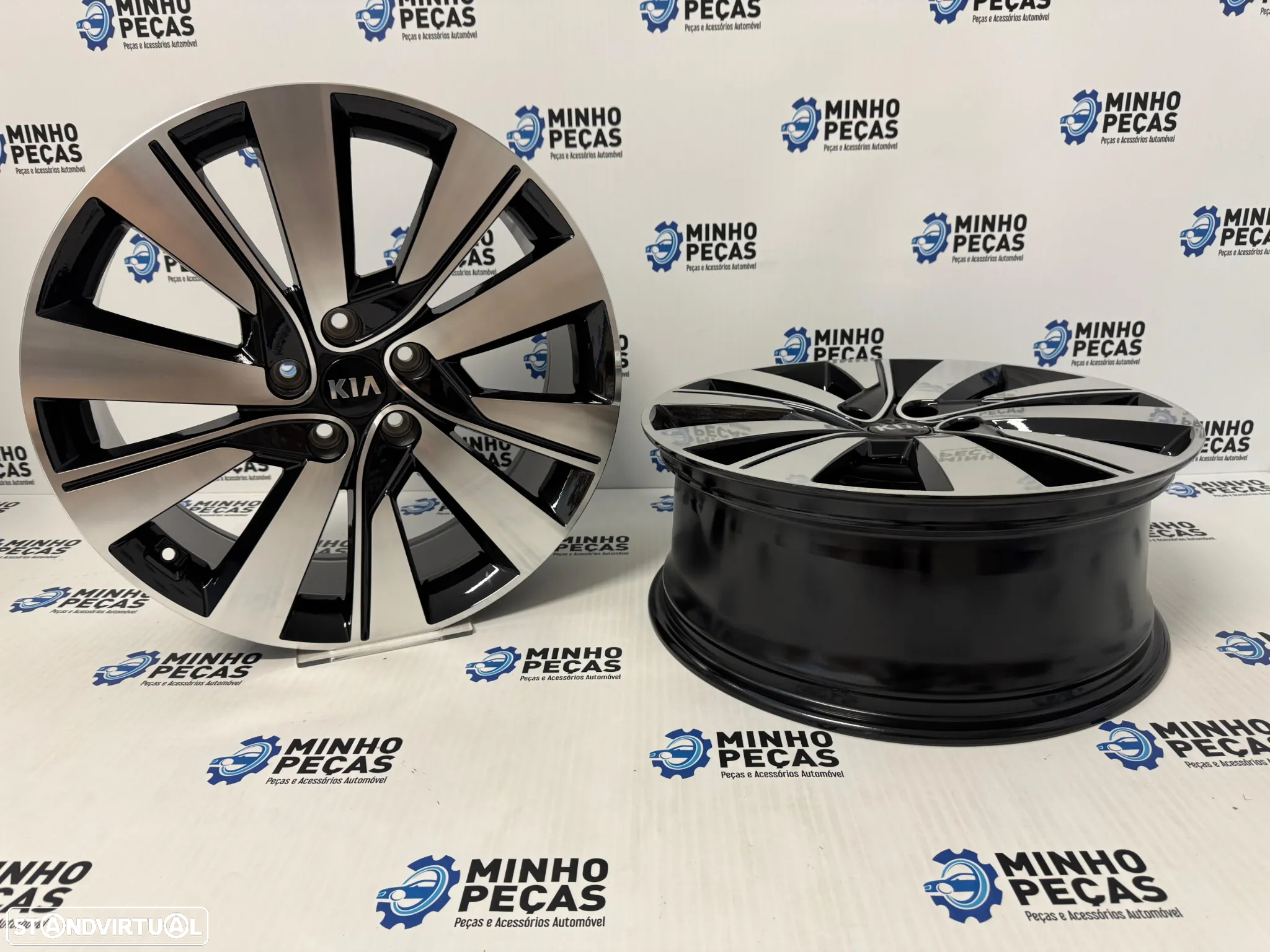 Jantes Kia Sportage em 19 (5X114.3) Preto Polido - 4