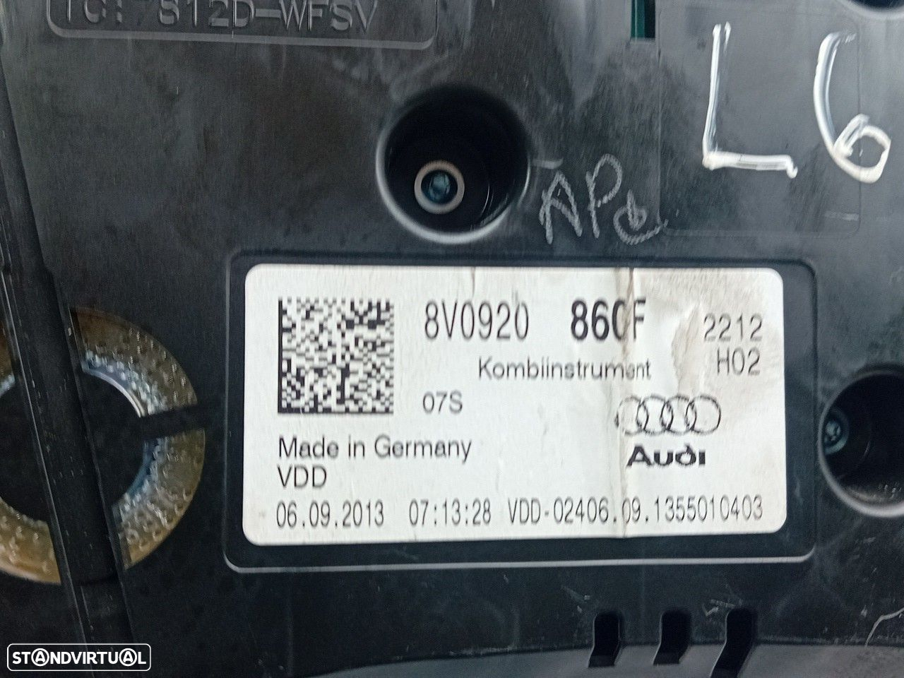 Quadrante / painel de instrumentos AUDI A3 Sportback (8VA, 8VF) - 4