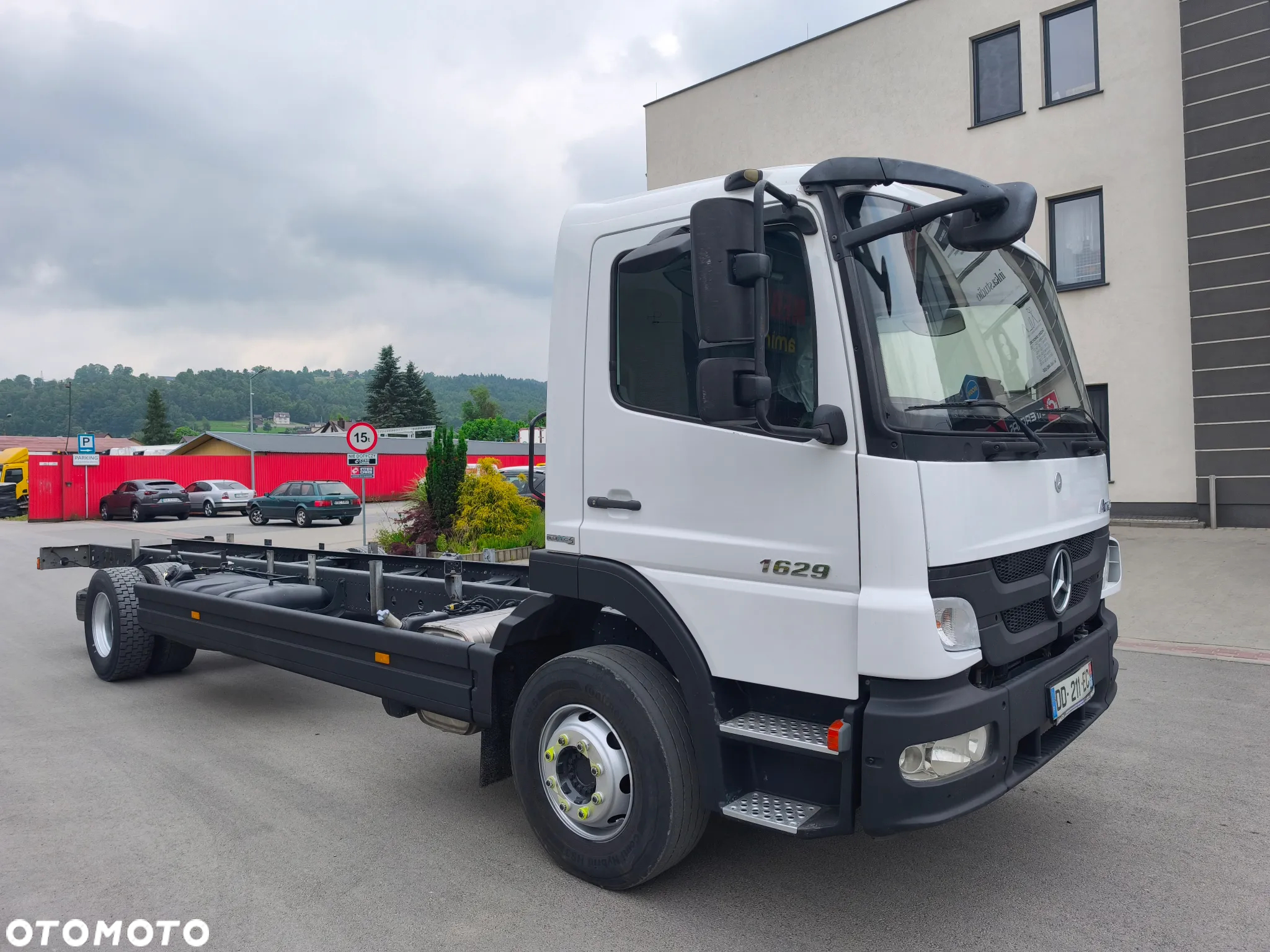 Mercedes-Benz Atego 1629  rama do zabudowy poduszka obsługa silnika - 4