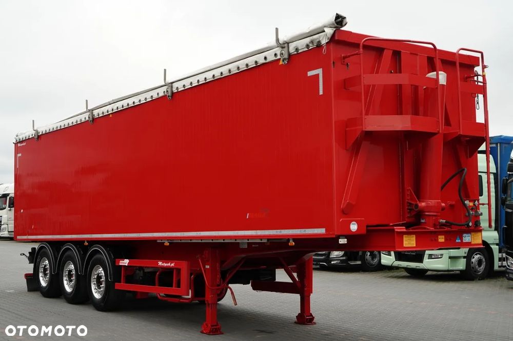 Benalu WYWROTKA 56 m3 / ALUMINIOWA / OŚ PODNOSZONA / SAF / ALUFELGI / - 1