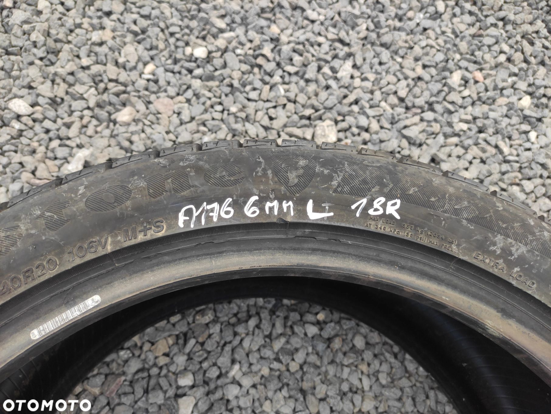 OSŁONA OPONA ZIMOWA FIRESTONE 275 40 20 6MM 2018 ROK - 2