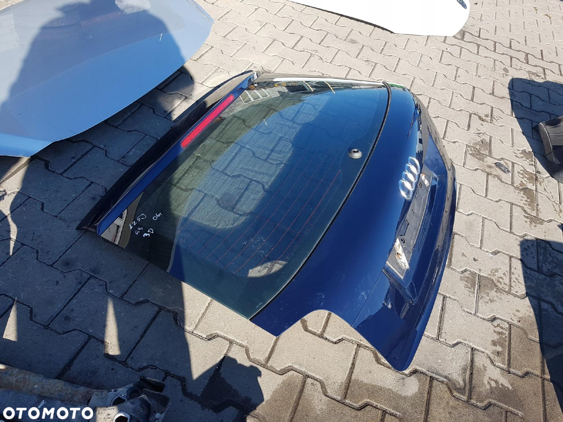 AUDI A3 8P 04-12r KLAPA BAGAŻNIKA TYŁ LZ5J 3D - 5