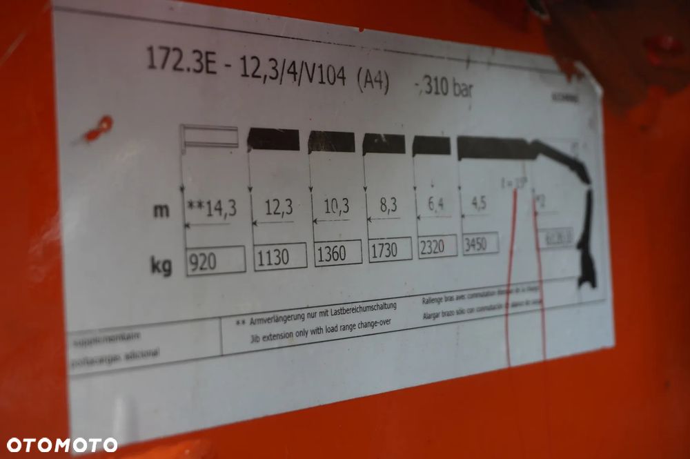 Renault C380 Comfort 6x4 / HDS Atlas 172.3E / Zasięg 12.3 m / Udźwig 6.1 t / Burtowy 17 EPAL - 13