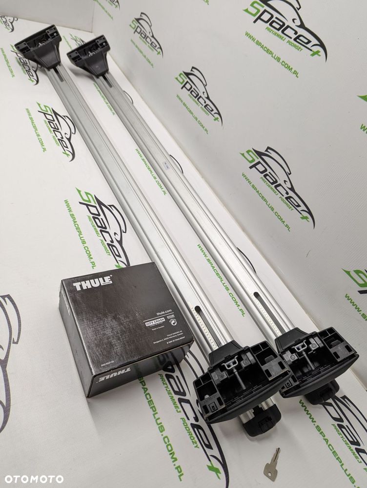 Bagażnik dachowy Thule: belki 860 + Stopy 7106 + kit - 7
