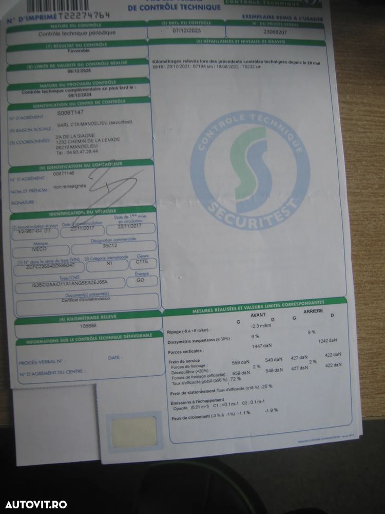 Iveco DAILY 35 C 13, 3 LOC. BASCULABIL, AC . EURO  VI . - 26