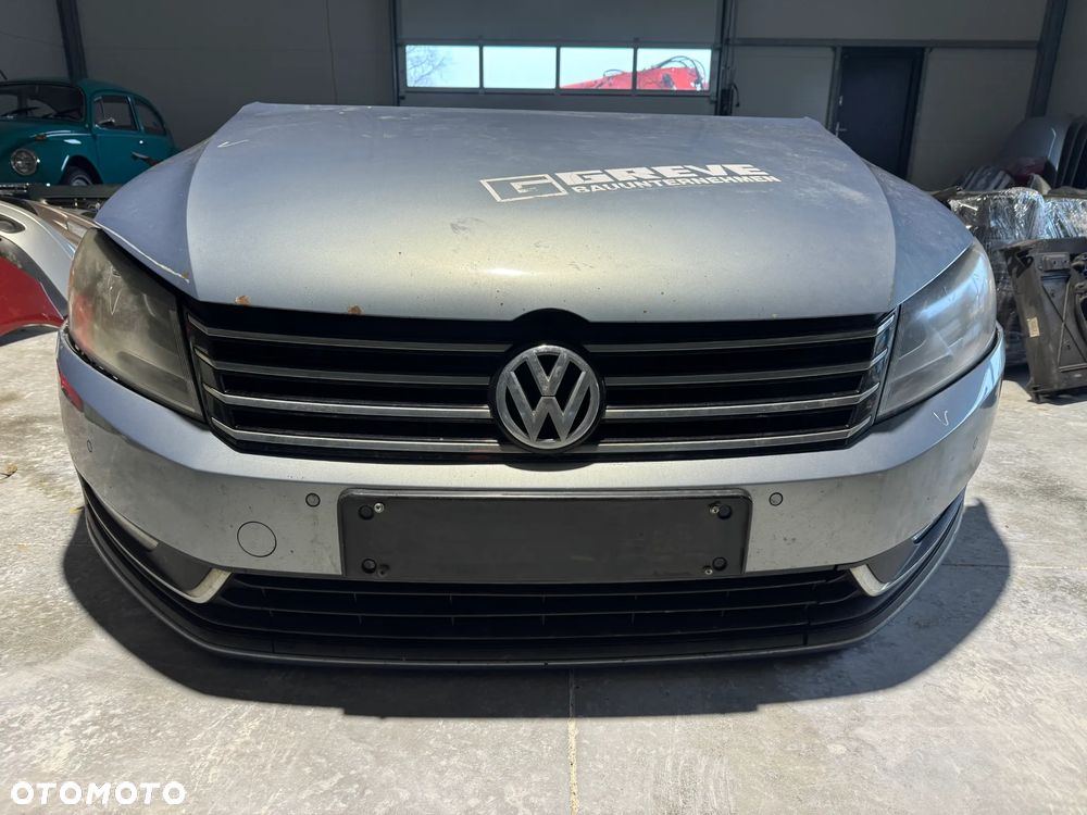 PRZÓD KOMPLETNY ZDERZAK PDC MASKA PAS REFLEKTOR VW PASSAT B7