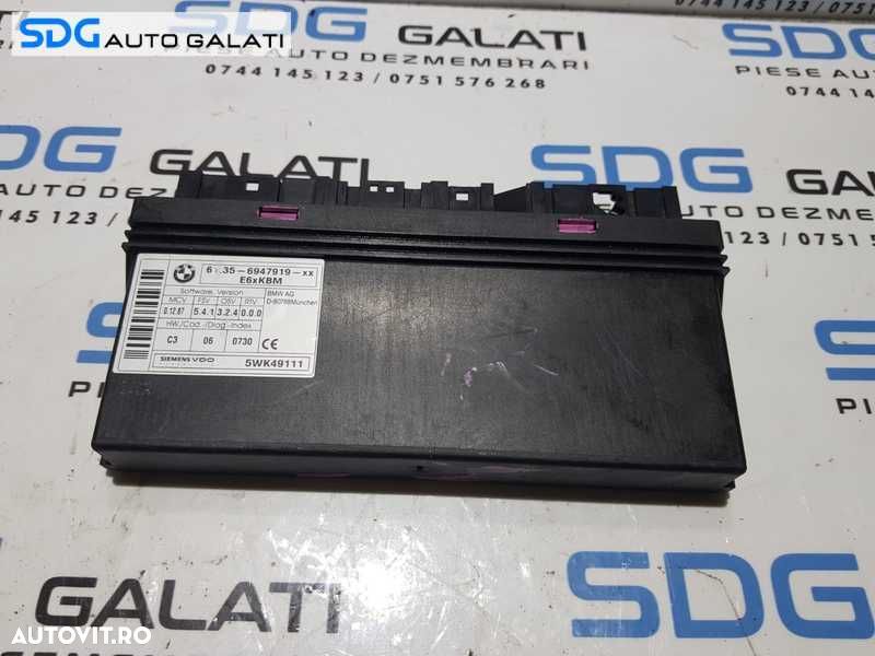 Calculator Modul Confort Comfort BMW Seria 5 E60 E61 2004 - 2010 Cod 61356947919 6947919 - 1