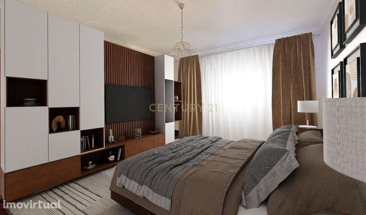 Apartamento T2 , Centro de Beja, 74 m2, duas varandas - Grande imagem: 2/34