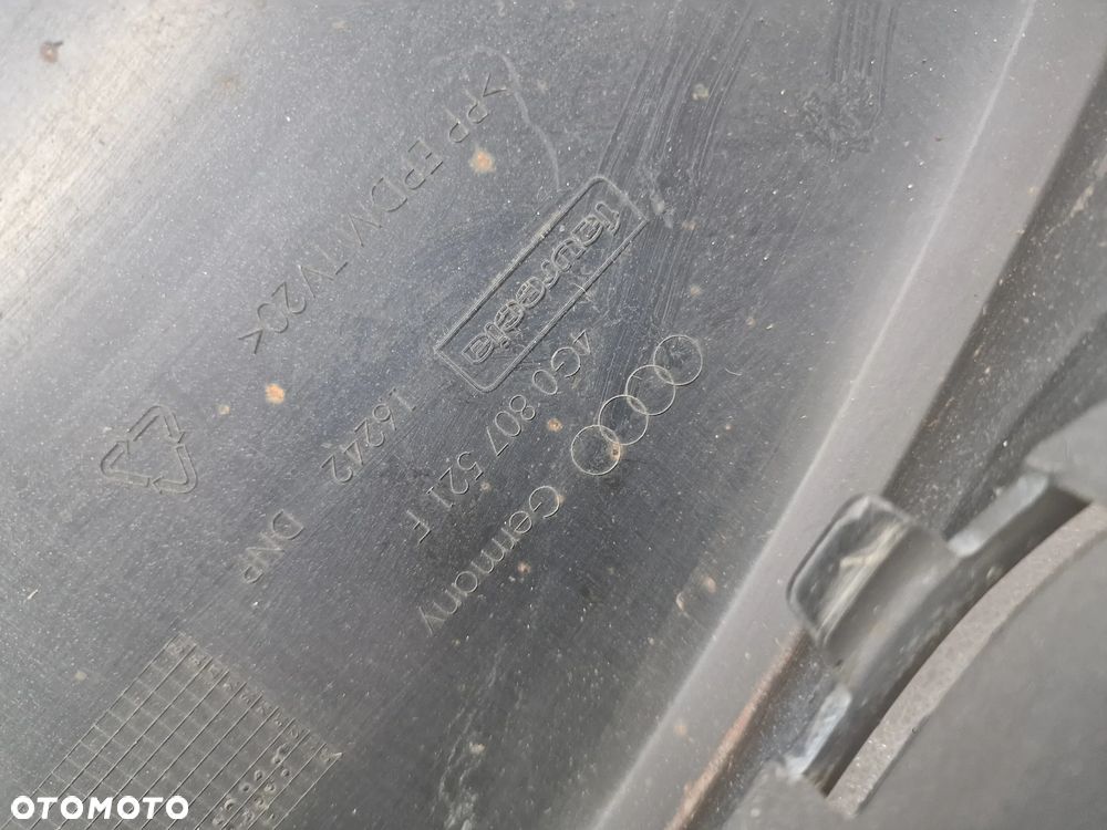 AUDI A6 C7 4G0 S-LINE 11- DYFUZOR / SPOJLER ZDERZAKA TYLNEGO TYLNIEGO TYŁ , OPCJA NA DWA WYDECHY , NR 4G0807521F , NR AUKCJI DT416 - 14