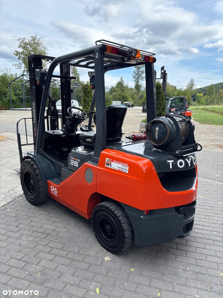Toyota 8FGJF35 GWARANCJA LPG wolny skok waga DOSTAWA 65 800NETTO - 6