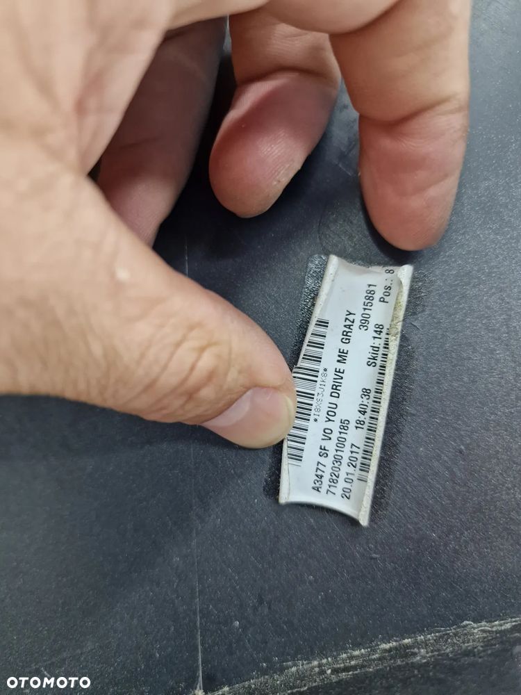 OPEL ZAFIRA C LIFT 15- ŁADNY ZDERZAK PRZEDNI PRZÓD NA 6X PDC , KOLOR SZARY METALIK , NR 39079783 / 341601492 , NR AUKCJI NZ1148 - 30