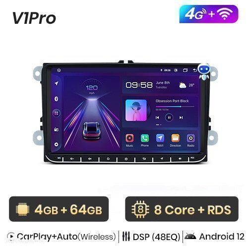 Radio nawigacja Volkswagen VW Passat B6 B7 CC Tiguan GOLF Android 4GB - 3