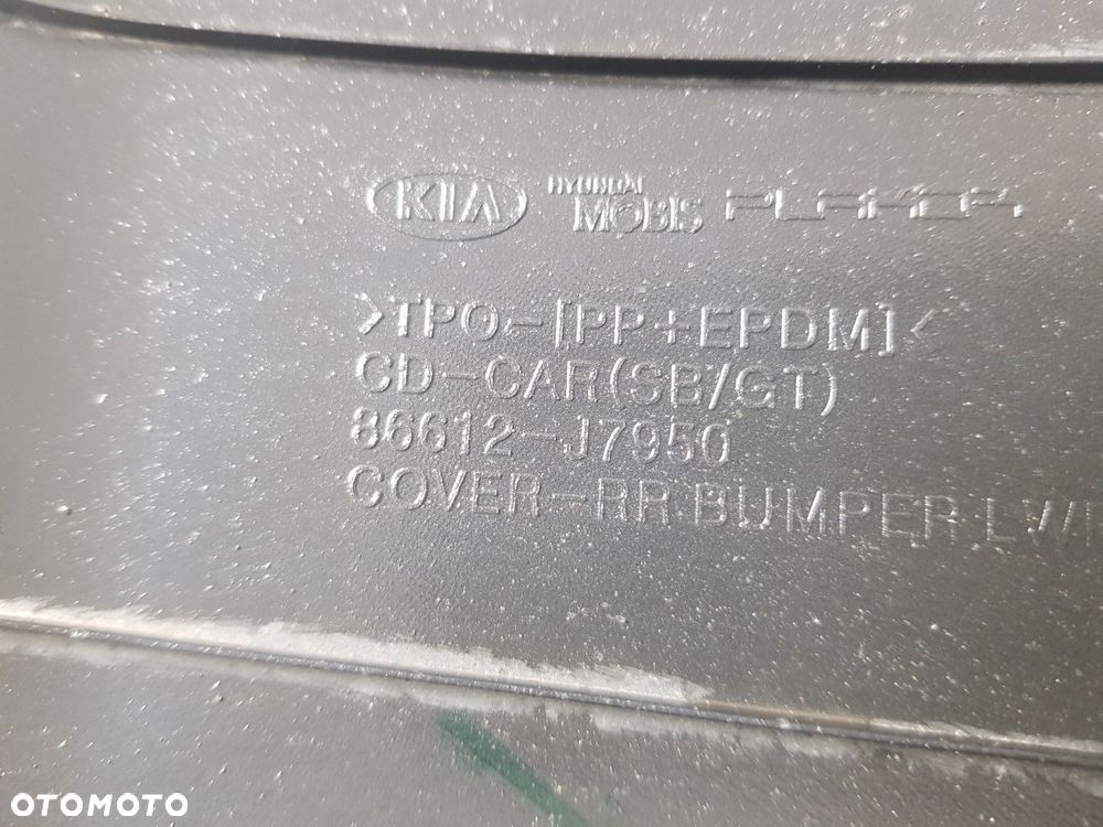 ŁADNY SPOILER DYFUZOR ZDERZAKA TYLNEGO TYŁ KIA PROCEED GT 18-25  86612-J7950 - 6