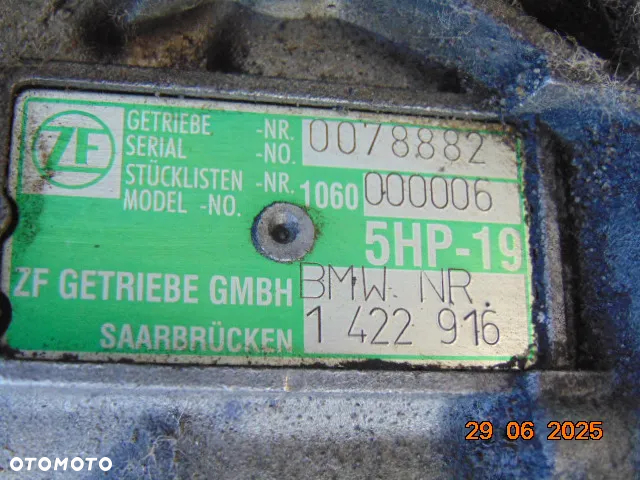 BMW 5HP19 E46 E39 E38 M52 SKRZYNIA AUTOMATyczna 1422916 - 7