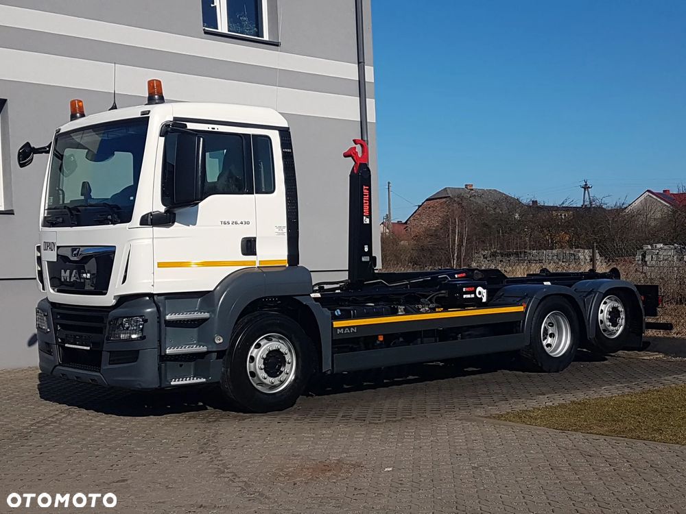MAN 26.430 TGS 3-OSIE HAKOWIEC MULTILIFT OPTIMA 20S HIAB KLIMA 6x2 - 5
