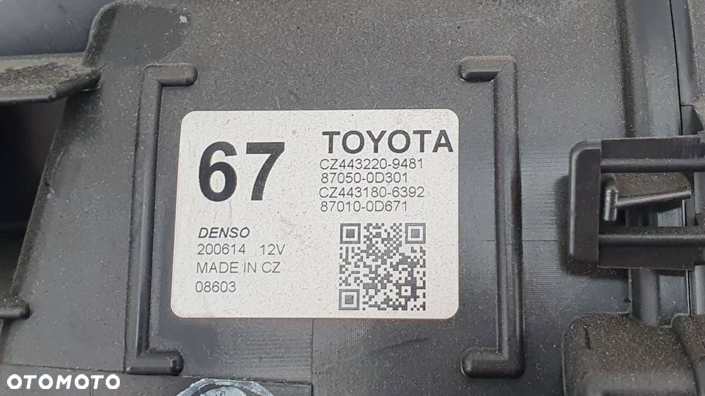 NAGRZEWNICA DMUCHAWA 87050-0D301 YARIS III EUROPA P15 KLIMATYZACJA AUTO - 4