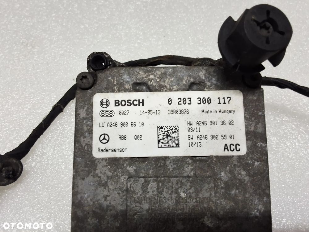 MERCEDES B-KLASA W246 RADAR DISTRONIC AKTYWNEGO TEMPOMATU A2469013602 Z INSTALACJĄ - 6