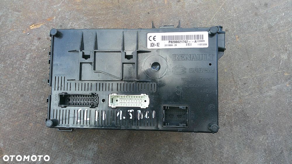 RENAULT CLIO II 1.5 DCI STEROWNIK UCH P8200621762-A - 1