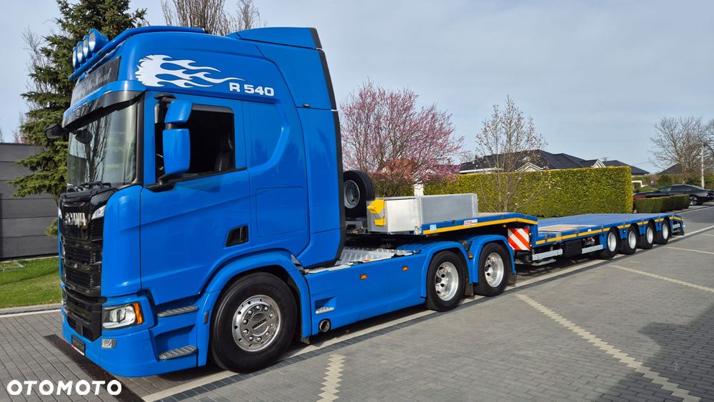 Scania ZESTAW///SCANIA///R540/// BARDZO BOGATA WERSJA/// STAN BARDZO DOBRY///6X4/// 2021///RETARDER///FULL LED/// NACZEPA NISKOPODWOZIOWA/// MAX TRAILER///2019///58000KG/// 2 OSIE SKRĘTNE///OŚ PODNOSZONA - 4