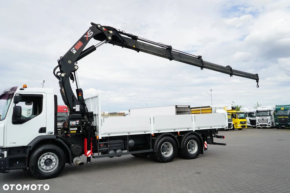 Renault PREMIUM / 370 / 6 X 4 / SKRZYNIOWY + HDS / HIAB 377 EP - 4 / PILOT - 20