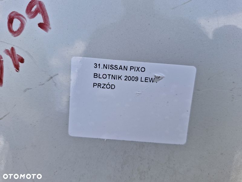 nissan pixo błotnik lewy przód przedni - 2