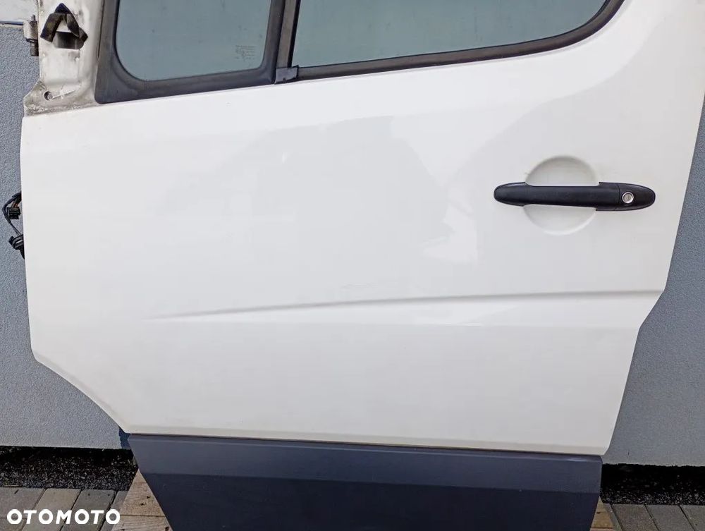 Drzwi Przednie Lewe Przód Kompletne Białe Mercedes Sprinter W906 Lift Vw Crafter 2006-2017 - 4