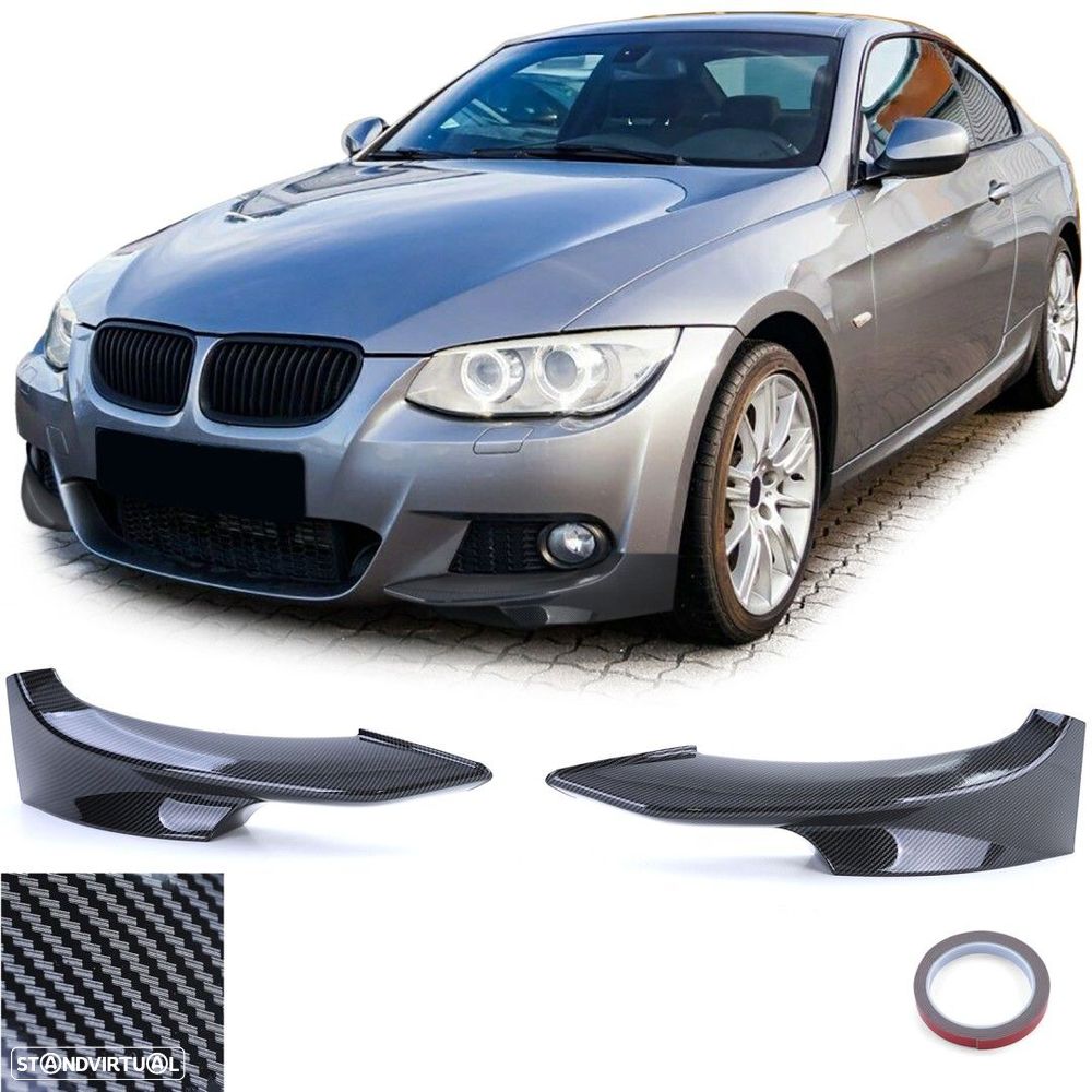 Splitters / Barbatanas Look Carbono Novo / ABS BMW 3 Coupe (E92)/BMW 3 Convertib... - 1
