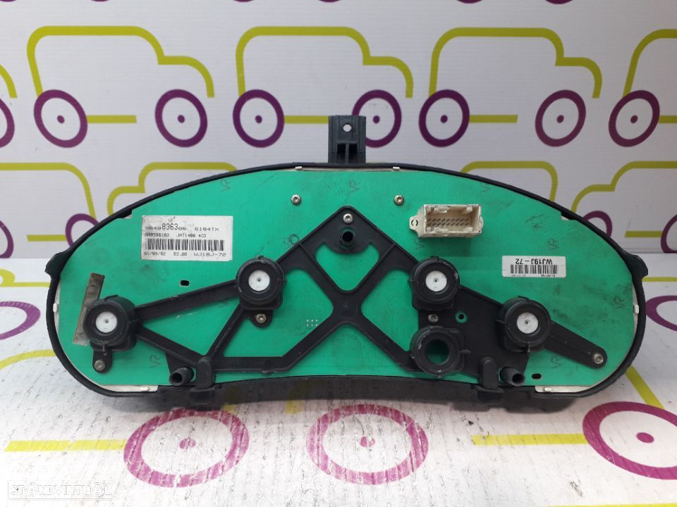 Quadrante Peugeot 206 1.4 HDi 69Cv de 2003 - Ref: 9648836380 - NO740057 - 3