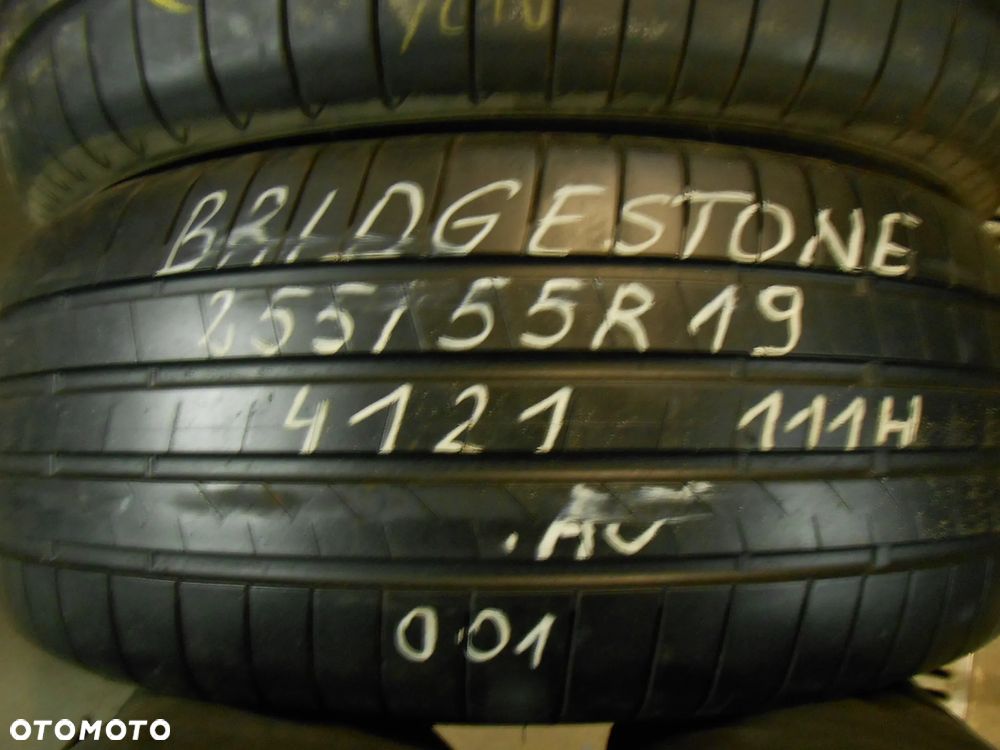 OPONY 255/55R19  BRIDGESTONE ALANZA 001 AO DOT 4121 /  5218 7,9MM - 3
